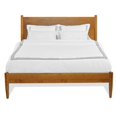 thumbnail image 2 of Mid-century Panel Bed - King Size - castanho Finish, 2 of 9