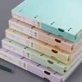 thumbnail image 3 of 4 Hole Binder Learning Supplies A4 Binder D-Type Punch Folder Office Storage File Ring Waterproof Test Paper Data Storage Folder, 3 of 6