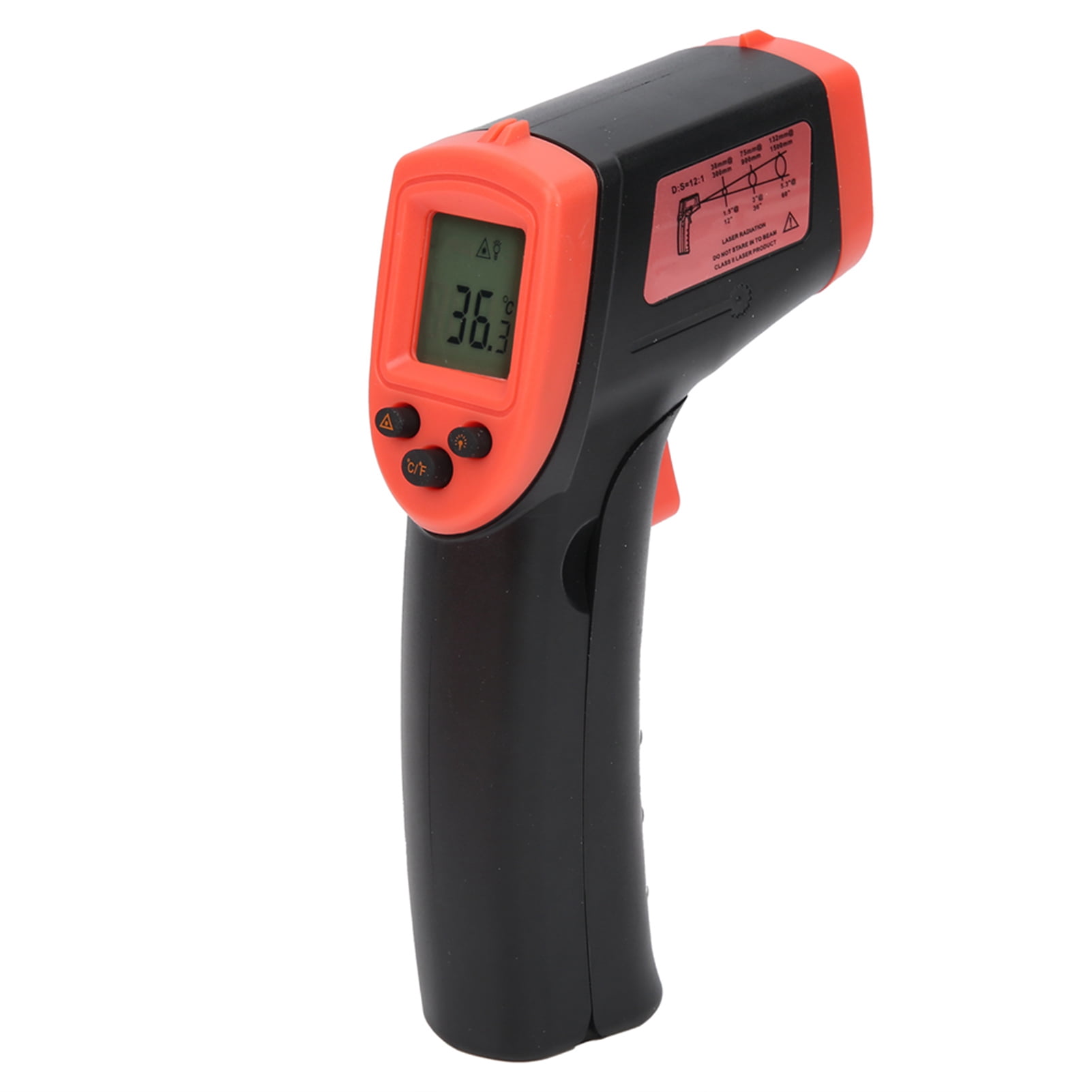 Temperature Thermometer,HW600 NonContact Thermometer LCD LCD Non Contact Thermometer Non Contact Infrared Thermometer Finely Tuned Performance