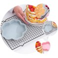 thumbnail image 2 of 2pcs Sakura Shaped Silicone Baking Tray Cake DIY Baking Mold Cake Mold, 2 of 9