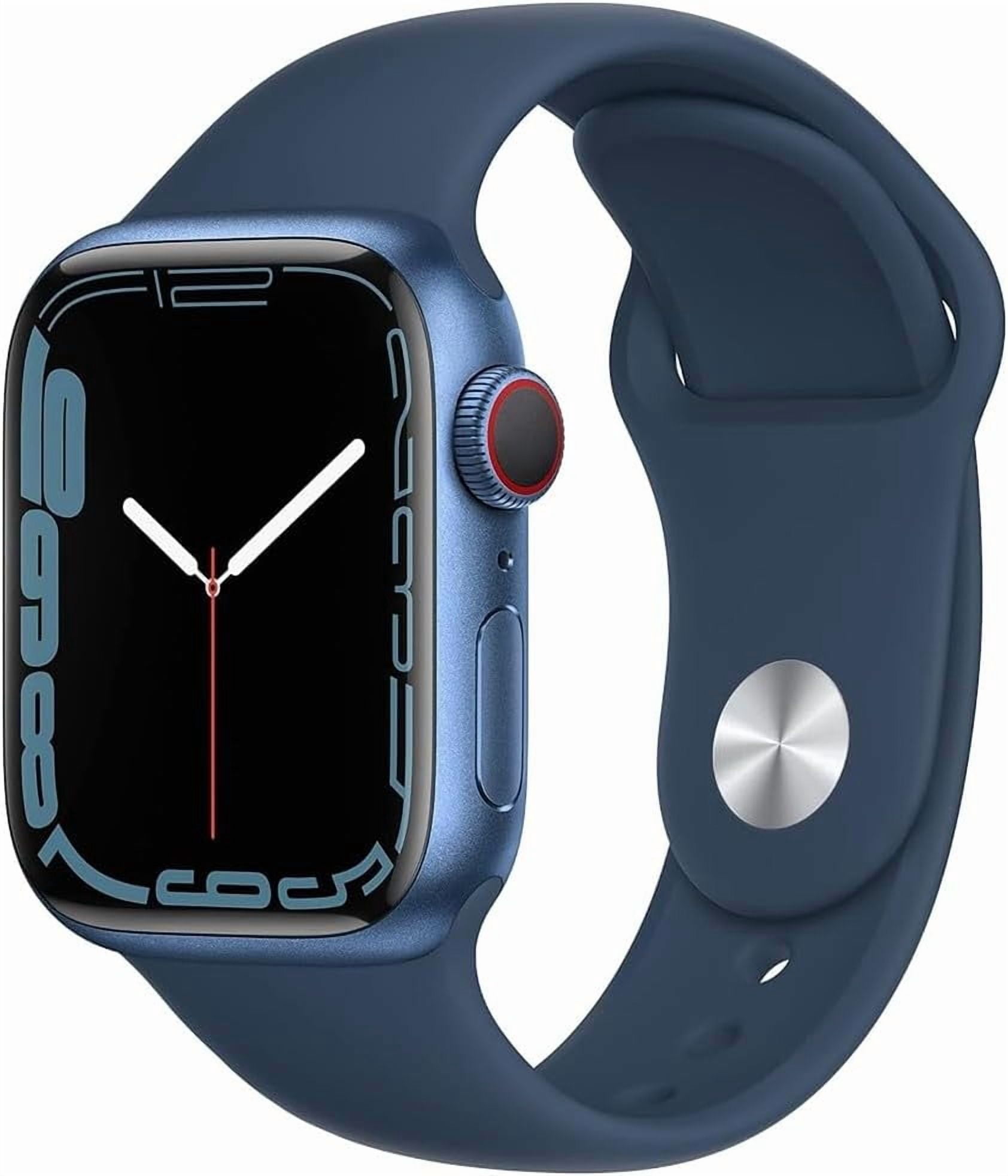 Refurbished Apple Watch Series 7 Aluminum 45 mm (GPS + Cellular) Blue (Grade A)