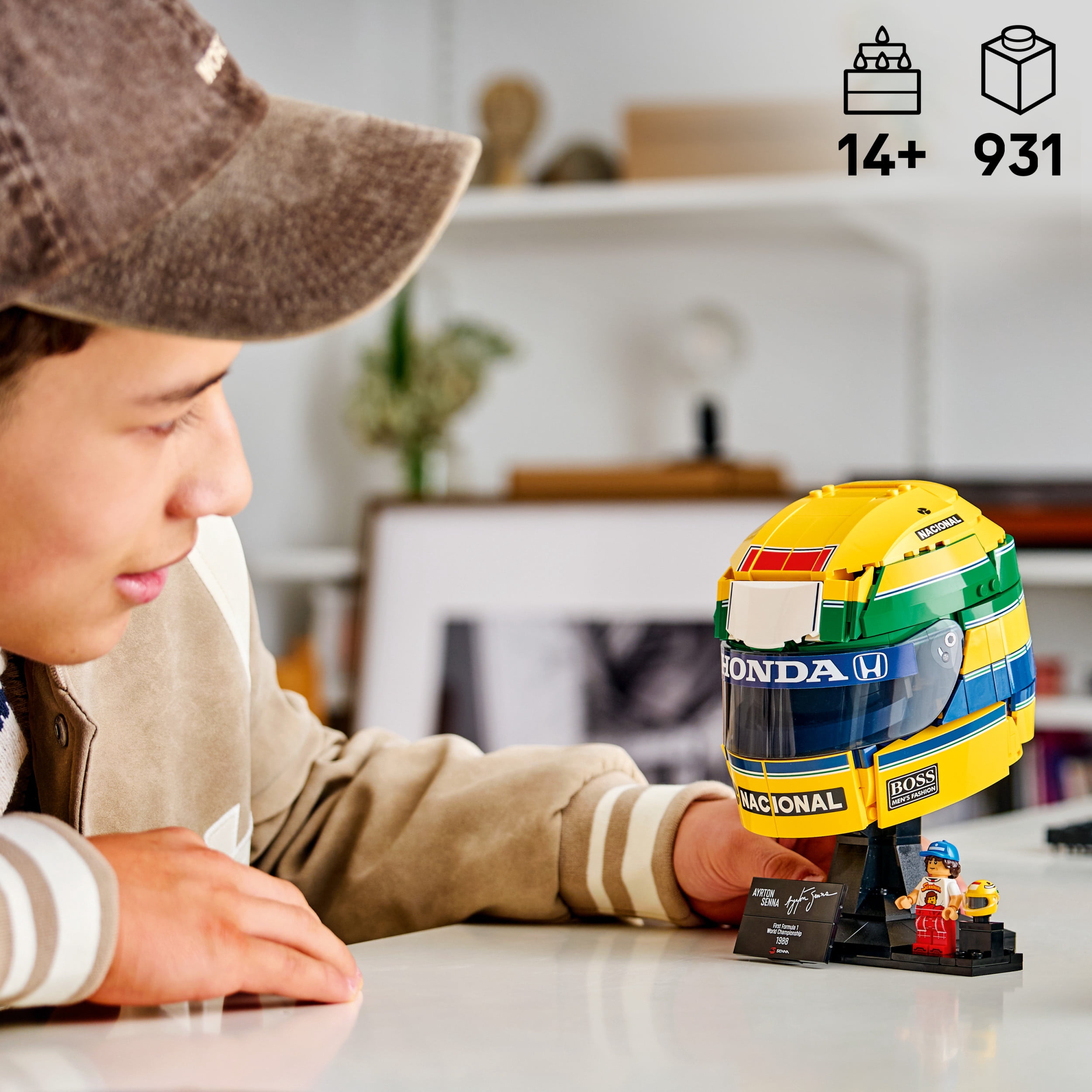 LEGO Editions Le casque d’Ayrton Senna, Ensemble de construction 43024