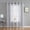 Silver, variant on Lisa Knitted Lace Curtain Medallion Design with Scalloped Bottom (38" W x 84" L, Silver)
