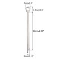 thumbnail image 2 of Unique Bargains Split Cotter Pin, 3x60mm Stainless Steel Clip Fastener Fitting Silver 30Pack, 2 of 5