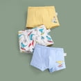 thumbnail image 2 of MIASHUI Boys Comfortable Underwear Cute Cartoon Print Boxer Briefs Underpants 3 Pack,3-4 Years, 2 of 6