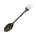 thumbnail image 1 of Natural Crystal Heart Spoon Long Handle Ice Coffee Dessert Spoon Stirring Spoon, 1 of 6