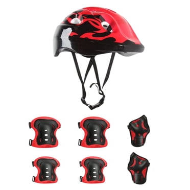 zanvin Ensemble de 7 Pcs Casque pour Enfants Genouillères Coudières Vélo Patin Bicyclette Protections