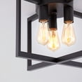 thumbnail image 3 of Artika Yale Modern Mid Century Flush Mount Ceiling Light Fixture, Bronze, 3 of 6