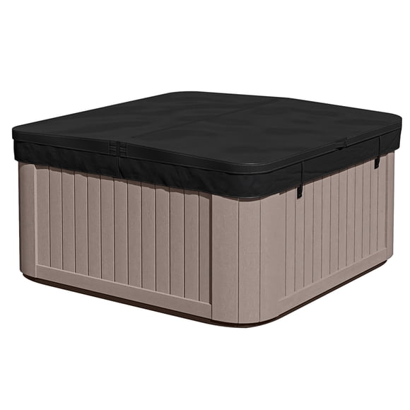 The Cover Guy Hot Tub Cover | Fits Square Tubs with 82-84" Sides and 6" Corners | Replacement Spa Cover with UV Protected Vinyl | Black