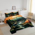 thumbnail image 3 of Erosebridal Camping Theme Bedding Queen Comforter Set, Jungle Adventure Duvet Insert, Reversible 3-Piece, 3 of 7
