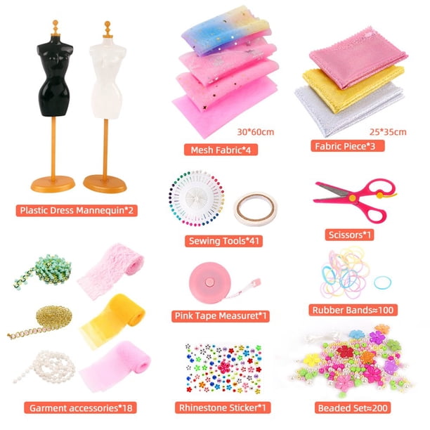 QUTETN 378 Pcs Trousses de Créatrice de Mode pour Filles de 6+ Arts Plastiques et Bricolage pour Enfants Jouets pour Filles de 6 7 8 9 10 11 12+ Ans Cadeaux QUTETN 378 Pcs Trousses de Créatrice de Mode pour Filles de 6+ Arts Plastiques et Bricolage pour Enfants Jouets pour Filles de 6 7 8 9 10 11 12+ Ans Cadeaux