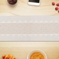 thumbnail image 3 of IH Casa Decor Vinyl Table Runner 54" Diamond Band White - Ensemble De 2, 3 of 3