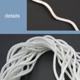 thumbnail image 2 of Decodeary Bande d'Oreille Élastique 10 m-50 m Corde d'Oreille Suspendue Ronde Artisanat Couture Cordon Accessoire 3 mm Blanc 10 m 1 Ensemble, 2 of 6