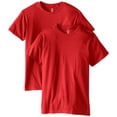 thumbnail image 1 of Hanes T-Shirt à Col Rond en Coton Ringspun Nano-T pour Hommes, Lot de 2, 1 of 1