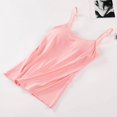 thumbnail image 2 of Womens Camisole with Built in Bra Adjustable Strap Camis Spaghetti Strap Tank Tops, 2 of 7