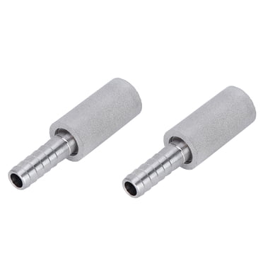 Pierre de Diffusion, 2 Pcs 0.5?m Pierre de Diffusion en Acier Inoxydable avec Diamètre Extérieur 1/4 Pouce