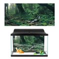 thumbnail image 4 of <p>High Transparency Fish  Poster, PVC Green Woods Green Aquarium Background Poster, For Aquarium Fish </p>, 4 of 7