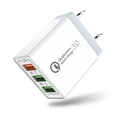 thumbnail image 1 of Chargeur Mural USB QC3.0 Chargeur Mural Adaptateur d'Alimentation USB Prise d'Alimentation 3 Ports Chargeur Mural, 1 of 4