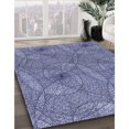 thumbnail image 3 of Ahgly Company Tapis d'Intérieur Lavable en Machine Carré Transitionnel Violet Pervenche Profond, 4 Pieds Carré, 3 of 7