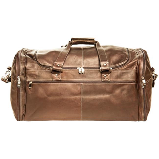 David King & Co 8305C Sac de Sport Extra Grand Multi-Poches - Café