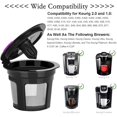 thumbnail image 5 of 6 Pack de k-Cups Réutilisables pour Keurig, k-Cups Rechargeables avec Filtres à Café, 5 of 5