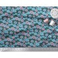 thumbnail image 2 of Soimoi Poly Georgette Fabric Artistic Floral Print Fabric by Yard 42 Inch Wide, 2 of 3
