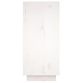 thumbnail image 5 of vidaXL Buffet Blanc 60x34x75 cm Bois Massif Pin, 5 of 5