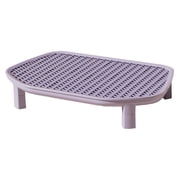S SERENABLE Cat Litter Box Step Durability Premium Professional Cat Litter Trapping Step Purple