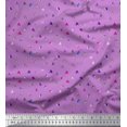 thumbnail image 1 of Soimoi Rayon Fabric Texture & Triangle Geometric Decor Fabric Printed Yard 56 Inch Wide, 1 of 3