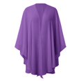 thumbnail image 5 of Layer Chiffon Shirt Thin Breathable Shawl Bride Matching Dress Evening Dress Blouse Solid Color, 5 of 5