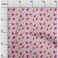 thumbnail image 2 of oneOone Rayon Pale Pink Fabric Autumn Craft Projects Decor Fabric Printed By The Yard 56 Inch Wide, 2 of 4