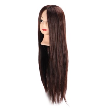 Hair Braiding Mannequin Head,Hair Mannequin Head Dark Hairdressing Mannequin Head Hair Styling Head Highly Recommended