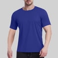 thumbnail image 2 of Plebaso T-Shirts Athlétiques pour Hommes Manches Courtes Col Rond Respirant pour Course, 2 of 7