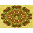 thumbnail image 1 of Ahgly Company Tapis Rectangulaire Lavable en Machine Intérieur Transitionnel Brun Selle, 7 Pieds x 9 Pieds, 1 of 7
