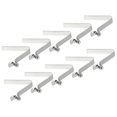 thumbnail image 1 of Unique Bargains Pinces à Ressort pour Pagaies de Kayak 5x3 mm, Bouton Creux, Goupille Simple, Clips de Ressort de Tube de Verrou pour Mât de Tente, Lot de 10, 1 of 6