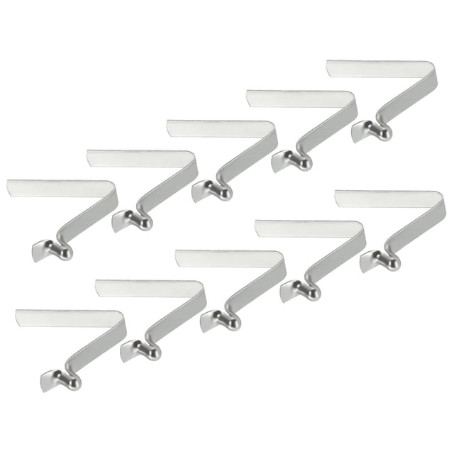 Unique Bargains Pinces à Ressort pour Pagaies de Kayak 5x3 mm, Bouton Creux, Goupille Simple, Clips de Ressort de Tube de Verrou pour Mât de Tente, Lot de 10
