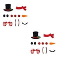 thumbnail image 2 of Transemion Cute Christmas Window Stickers For DIY Home Decor Christmas Theme Door Stickers Christmas snowman 2Set, 2 of 6