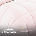 thumbnail image 4 of Sweet Home Collection 7 Piece Comforter Set Bag Solid Color All Season Soft Down Alternative Blanket & Luxurious Microfiber Bed S, 4 of 6