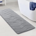 thumbnail image 4 of Bathroom Rugs and Mats Sets,Large Foam Bath Mat 3 Set Bathroom Rugs for 3 Pcs Toilet Mats Universal Soft Comfortable Water Absorption Non Slip Thick Machine Washable Easier to Dry, 4 of 7