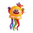 thumbnail image 1 of lionlar Jouet à Remonter Figurine de Pieuvre à Remontoir Dessin Animé Cadeaux de Fête pour Enfants Jaune, 1 of 9
