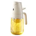 thumbnail image 1 of 2in1 Glass Sprayer & Dispenser Olive Dispenser Bottle Spray Bottle For Cooking Olive Sprayer Cooking Dispenser For Kitchen Air Fryer Frying BBQ Maple Syrup Taps Spritzer Bottles Kitchen Glass Bottle, 1 of 4