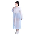 thumbnail image 3 of Uuiauoio Imperméable en EVA Poncho de Pluie Réutilisable Unisexe Hommes Femmes Long Transparent Vêtement de Pluie, 3 of 4