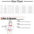 thumbnail image 3 of LSLJS Women's Ruffled Bikini Swimsuit Set, Women's Bikini Swimsuits, 3 of 6