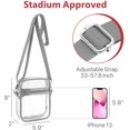 thumbnail image 4 of Clear Bag Stadium Approved, Clear Purse with Adjustable Shoulder Strap for Sports, 4 of 7