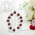 thumbnail image 3 of Cake Stand Cupcake Birthday Party Kitchen Baby Shower Transparent L, 3 of 7