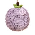 thumbnail image 1 of Feltree Cute Fruit Fuzzy Ball Hand Towel with Hanging Loop - Super Absorbent & Soft for Kitchen and Bathroom Decor, 1 of 8