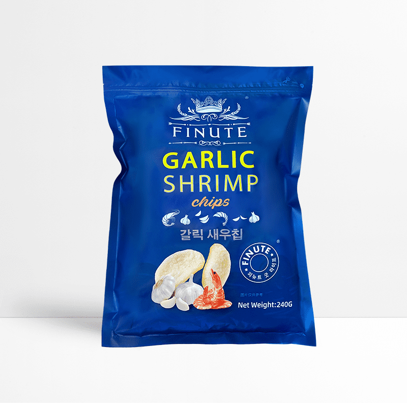 Finute Garlic Flavor Shrimp Chips