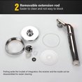 thumbnail image 4 of 360° Rotating Shower Head OneTouch Water Stop High Pressure Shower Nozzle Universal Easy Install Bathroom Upgrade, 4 of 8