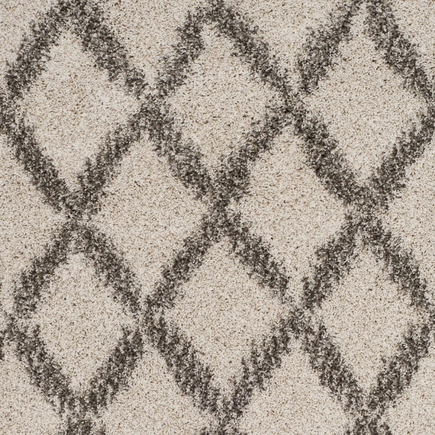 Safavieh Hudson Franklin Tapis Géométrique Diamants Shag