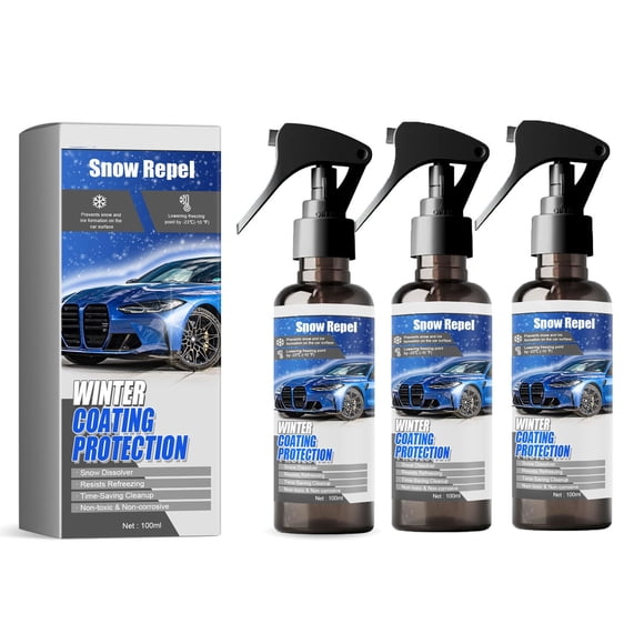 EQWLJWE Liquidation, 100ml Vaporisateur de Revêtement Fondant pour Pare-Brise de Voiture Dégivrage et Agent Fondant pour Pare-Brise de Voiture 100ml